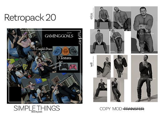 SimpleThings&GravityPoses  Retro Pack 20 