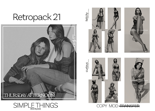 SimpleThings&GravityPoses  Retro Pack 21