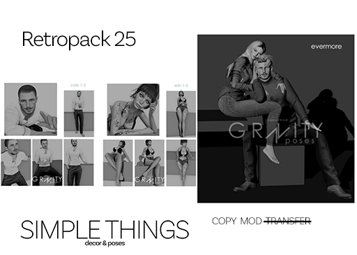 SimpleThings&GravityPoses  Retro Pack 25