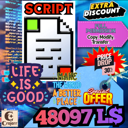 Second Life Marketplace - Sliding Door Script ( With Notecard of How to ...