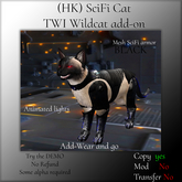(HK) SciFi Cat Black ( TWI Wildcat add-on )