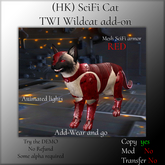 (HK) SciFi Cat Red( TWI Wildcat add-on )