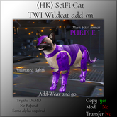 (HK) SciFi Cat PURPLE( TWI Wildcat add-on )