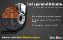 Photo Frame Dedication Applier BOT