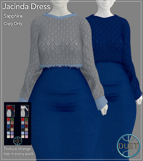 Duet Jacinda Dress Sapphire 