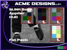 UKD Mens Slink Sock Colour Applier HUDs - FATPACK