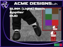 UKD Mens Slink Sock LIGHT Colour Applier HUD