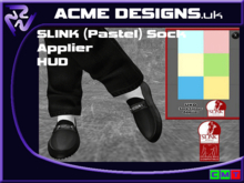 UKD Mens Slink Pastel Sock Colour Applier HUD
