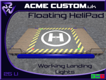 Floating Helipad Deck (working Landing lights)