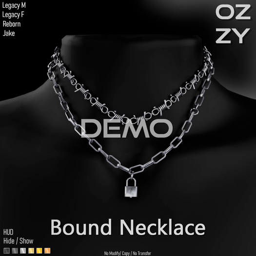 OZZY DEMO - Bound Necklace - FATPACK