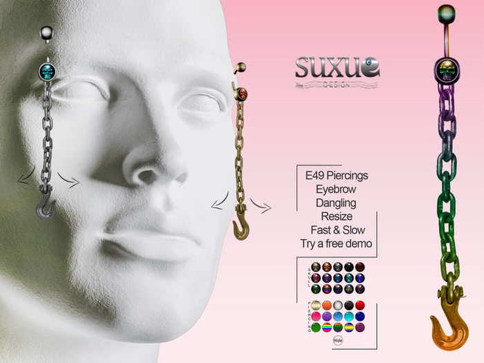Piercing Eyebrow Dangling