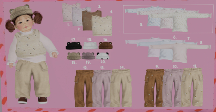 8. Bloom Culture - Cosmos Frilly Top Blush - TD Fitted