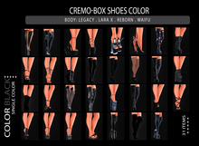 CREMO-BOX SHOES BLACK (31 ITEMS)