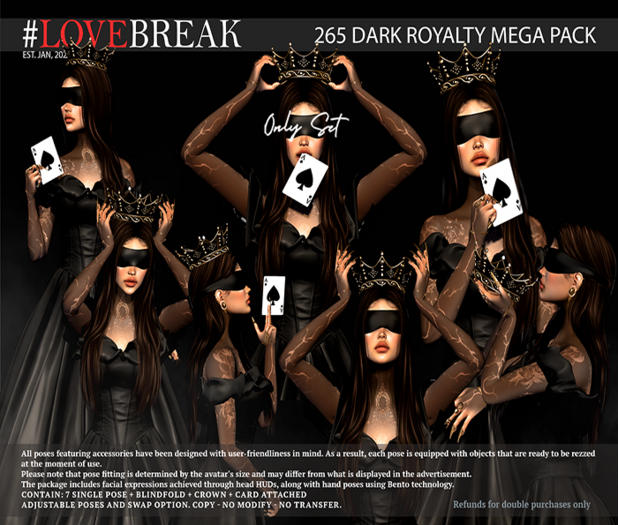 #LOVEBREAK 265 DARK ROYALTY MEGA PACK