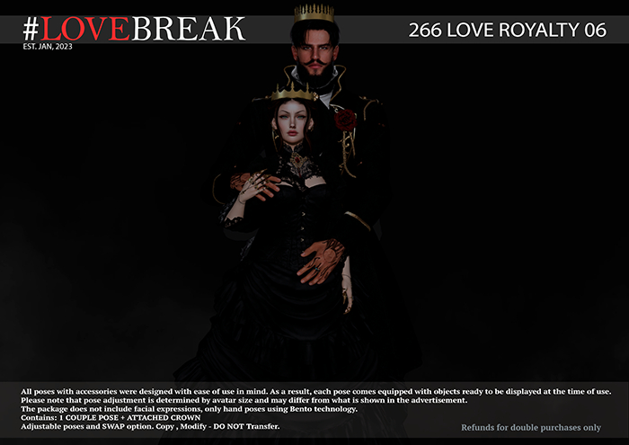#LOVEBREAK 266 LOVE ROYALTY POSE 06