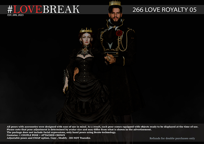 #LOVEBREAK 266 LOVE ROYALTY POSE 05