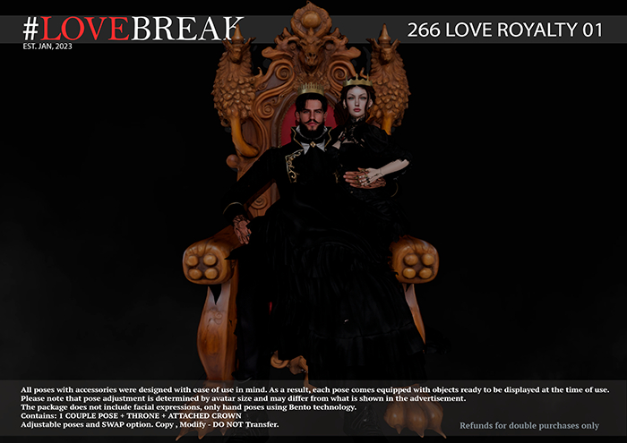 #LOVEBREAK 266 LOVE ROYALTY POSE 01