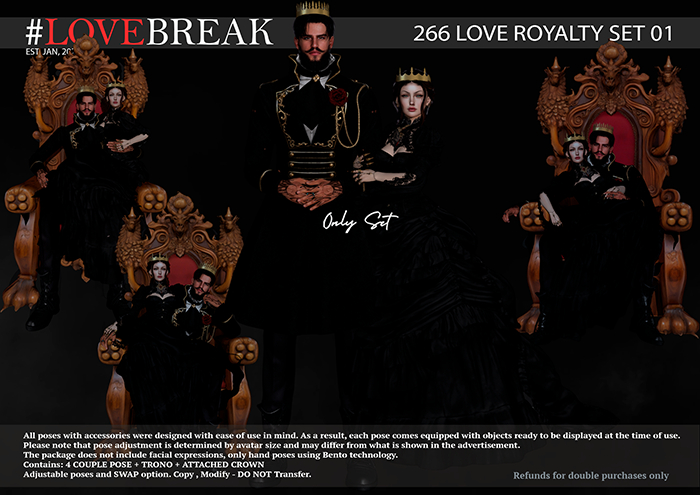 #LOVEBREAK 266 LOVE ROYALTY SET 01