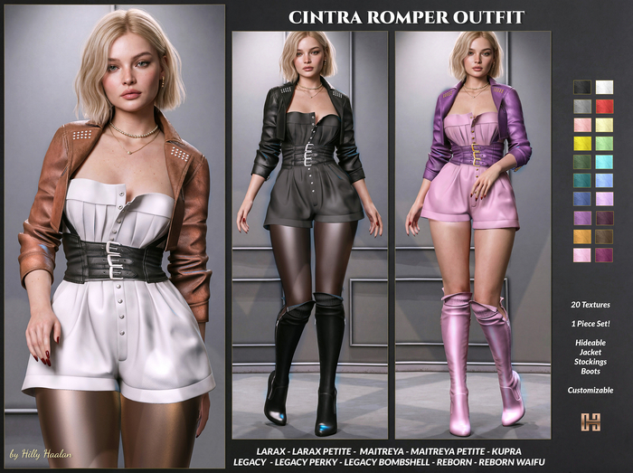  [hh] Cintra Romper Set
