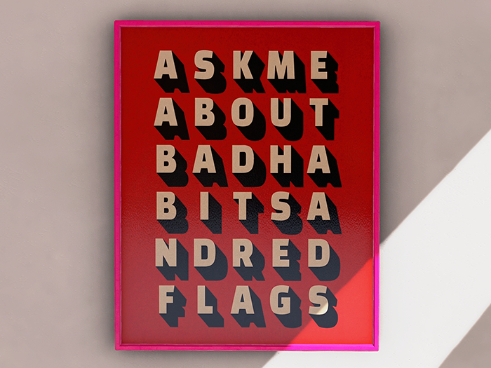7 - Bad Habits Poster