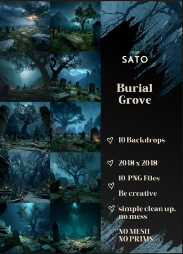 SATO - Burial Grove backdrops (UNPACK)
