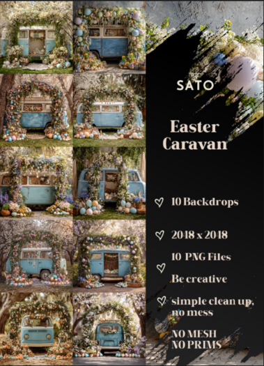 SATO - Easter Caravan backdrops (UNPACK)