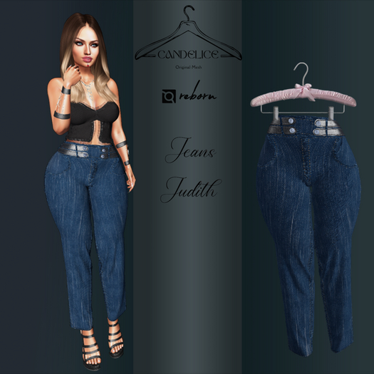 Add me - Reborn - Judith Jeans Blue DEMO