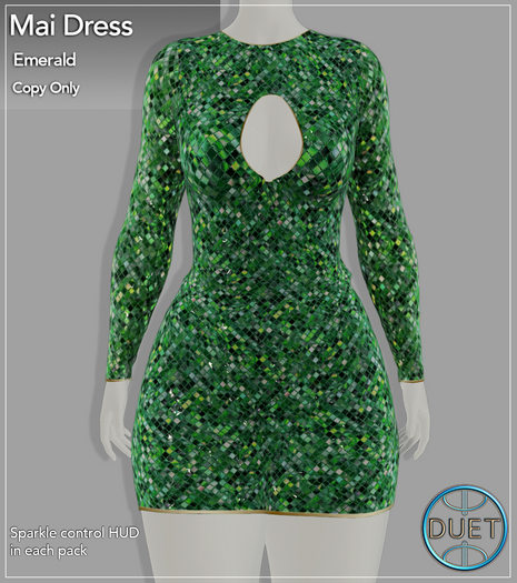 Duet Mai Dress Emerald 