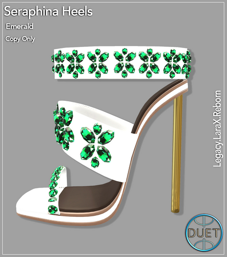 Duet Seraphina Heels Emerald