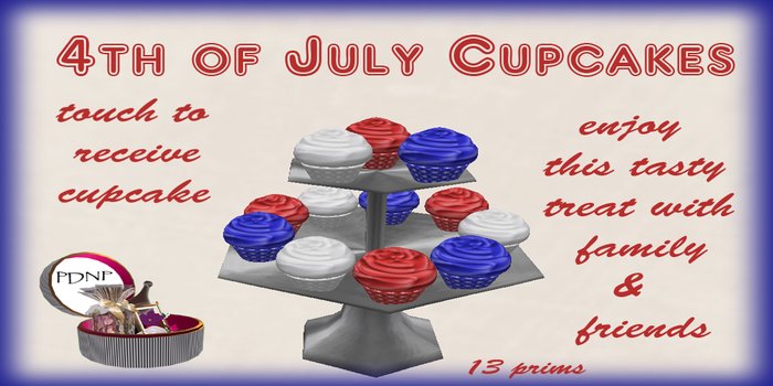 PDN: 4TH OF JULY CUPCAKES BX