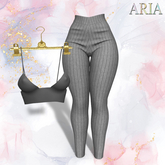 Grey Elvy Pants Outfit LARAX