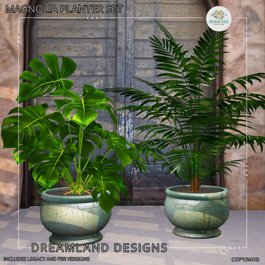 DD Magnolia Planter Set