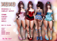 XOXO - PRINCESS 2 COMPLET OUTFIT