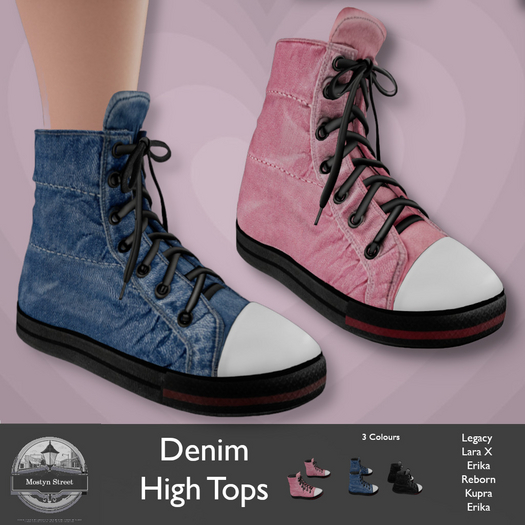 Mostyn St - Denim High Tops