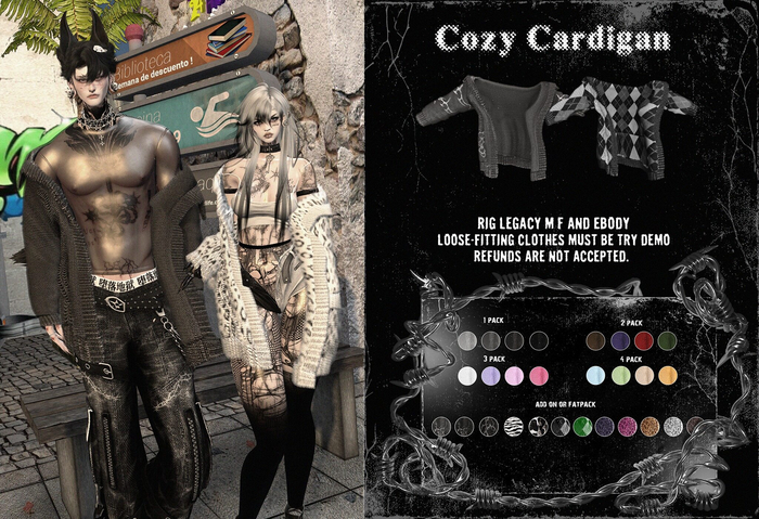 = DAE= Cozy Cardigan 1Pack