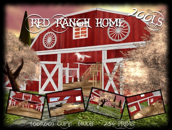 //RED RANCH HOME//