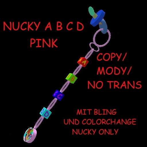 nucky A B C D pink box