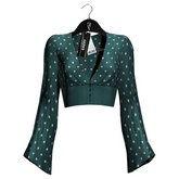 Emery Fusum Top Emerald