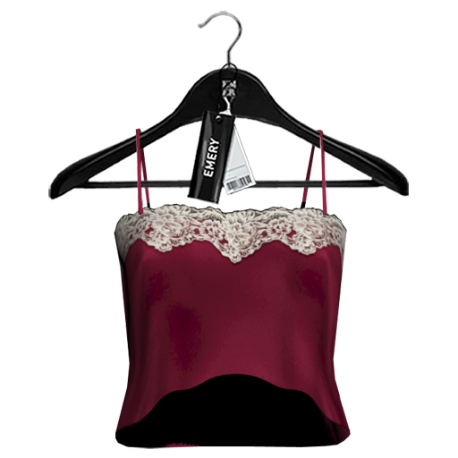 Emery Buendia Top Burgundy