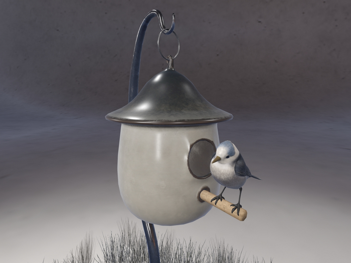 Ceramic Birdhouse 