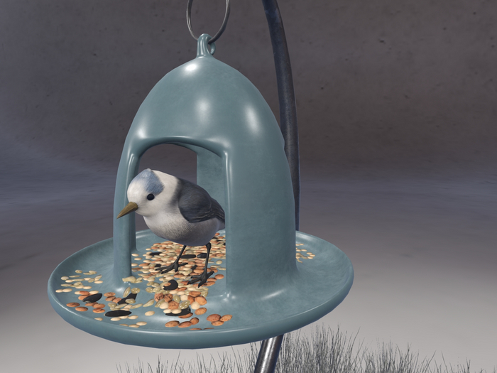Ceramic Bird Feeder 