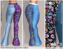MOoH! Eloise pants floral denim (Add)
