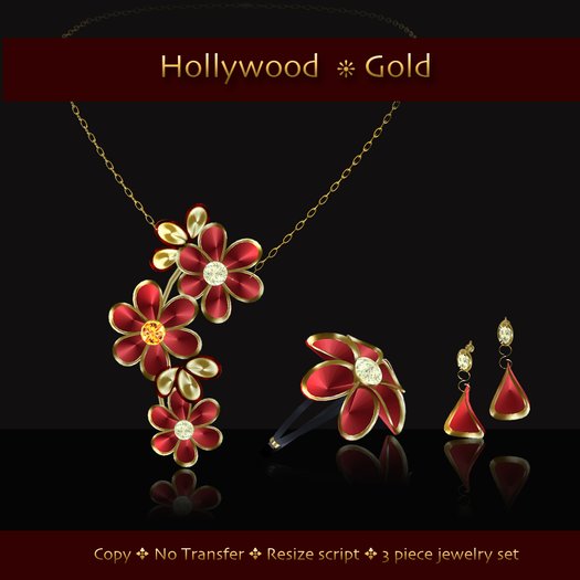 Exquisite Hollywood Jewelry Set 