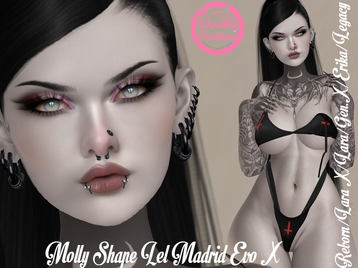 Molly Shape Lelutka  Madrid 4.0 EvoX  - [ FATPACK ] 