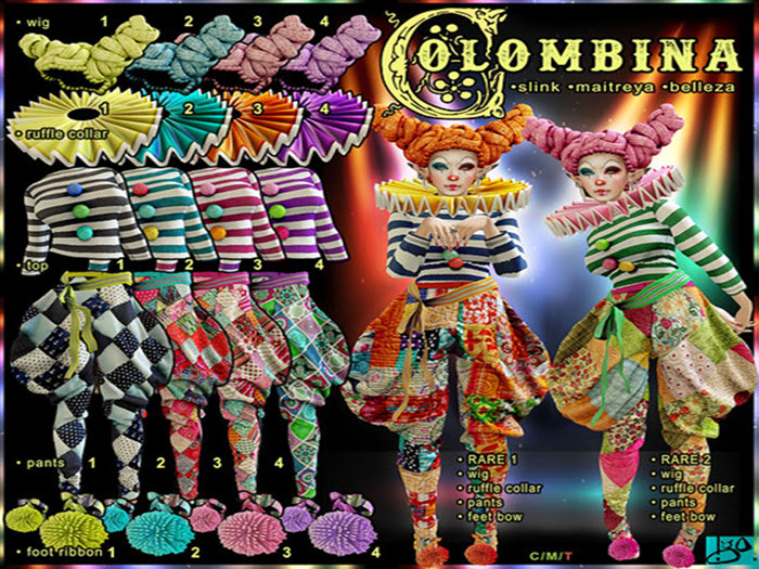 !gO!  Colombina foot ribbons - 3