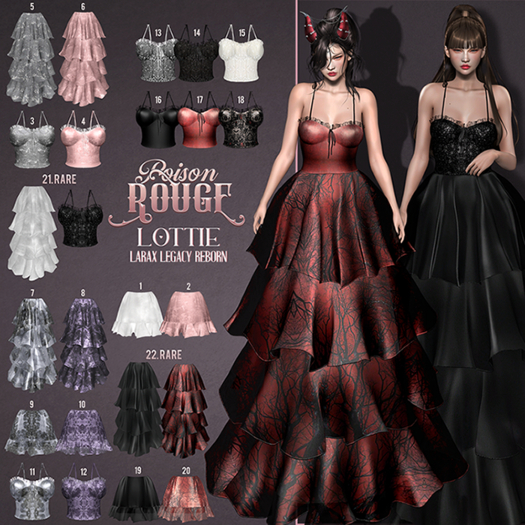 POIS0N ROUGE LOTTIE FATPACK