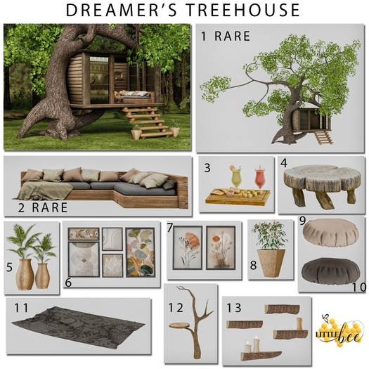 02 Little Bee - Dreamer's Tree House RARE