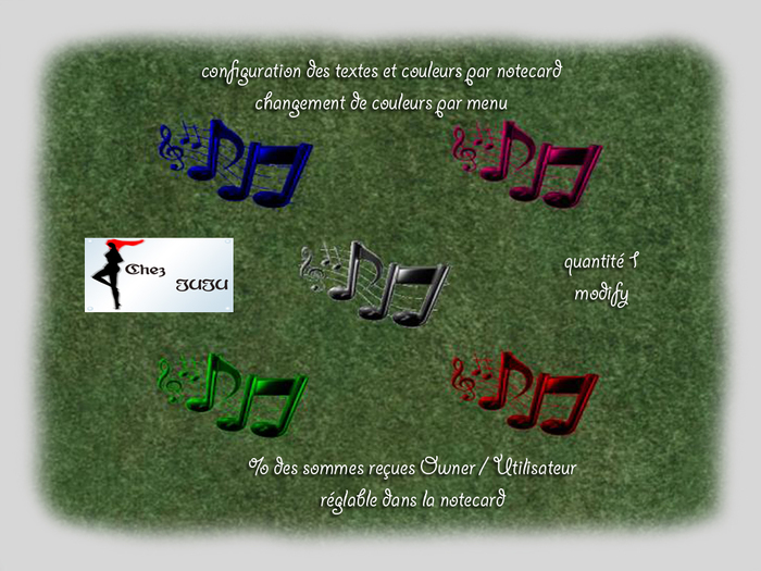 jar Notes-de-musique box de 1