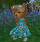 Dinkie Sweetheart Sundress aqua