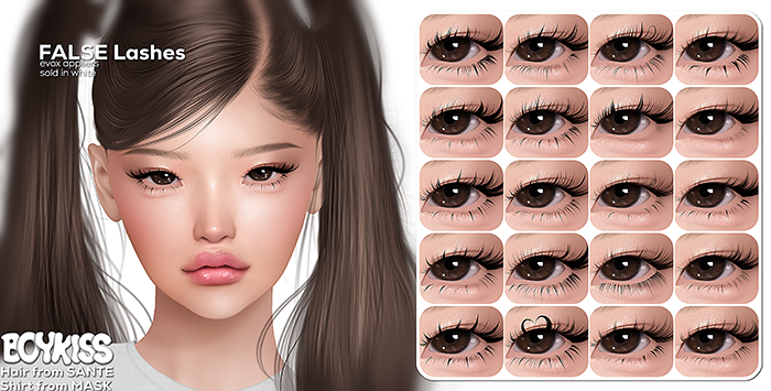 boykiss - false lashes / evox